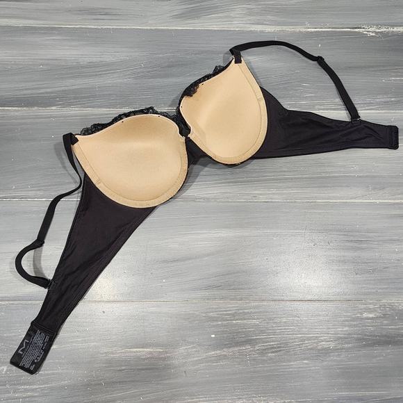 Maidenform Love the Lift All Over Lace Push Up Bra DM9900 34C Black Lace - Picture 5 of 8